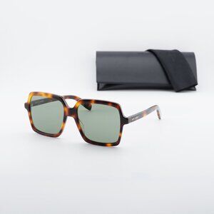 Saint Laurent SL174 002 Square Sunglasses - Havana/Green